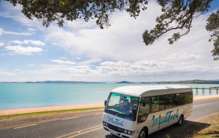 Coach touring in New Zealand