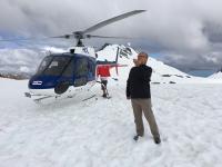 Heli Landing at Franz Josef Glacier
