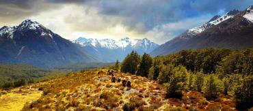 Dwarves and Hobbits crossing the mountaintops, Glenorchy NZ - Lord of the Rings Tours
