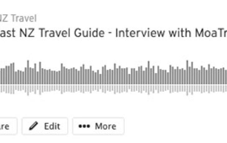 MoaTrek Guide Interview with Marilyn - SoundCloud Graphic
