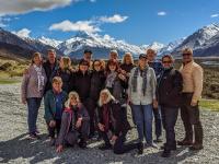 MoaTrek group at the Mt Cook lookout