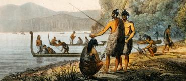 Pre European Maori scene - New Zealand History