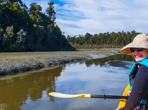 Kayaking on the West Coast - Travelling New Zealand Alone